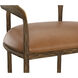 Zanatta 35 inch Tan Leather Counter Stool